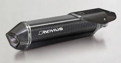 REMUS HEXACONE, slip on mit Carbon Hitzeschutzabdeckung, Carbon, inkl. CH Genehmigung